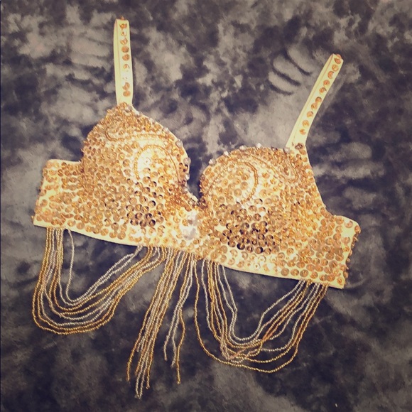 Other - 🔥🔥🔥Beaded/sequin belly dancing bra top